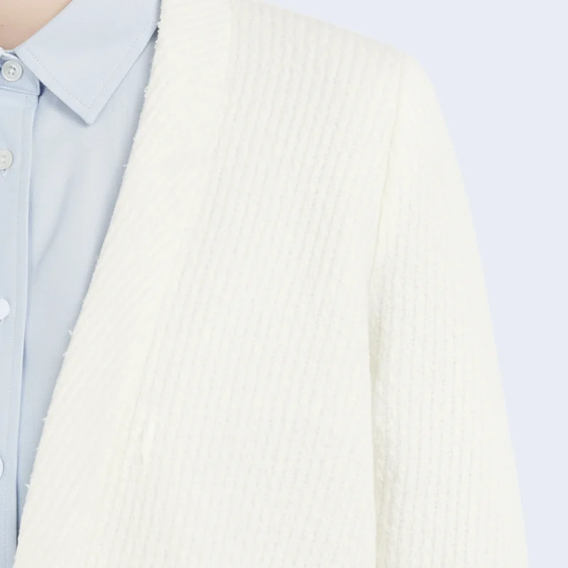 Cream Knit Cardigan - Image 2