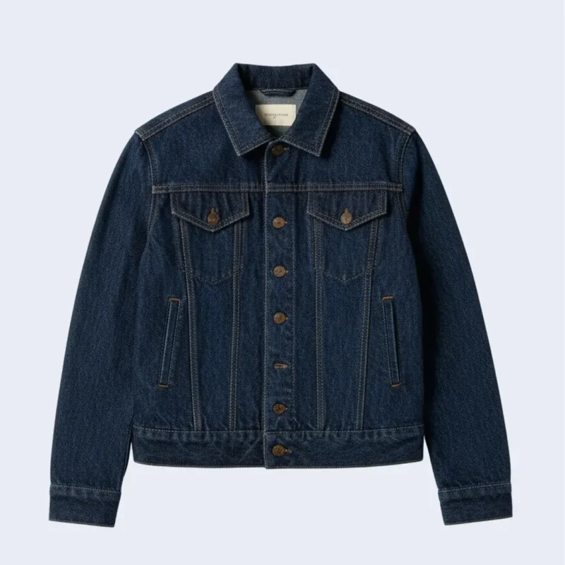 Denim Crop Jacket - Image 2