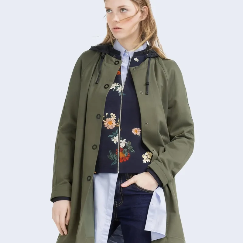 Olive Utility Jacket - Image 1